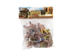 Figurky indiáni s mapou plast 6cm